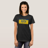 Funny NY State Vanity License Bord DUTCH T-shirt (Voorkant volledig)