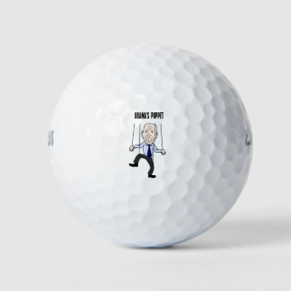 Funny Obama's Puppet-Cartoon Golfballen