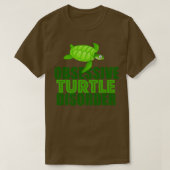 Funny Obsessive Turtle Disorder T-shirt (Design voorkant)