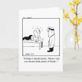 Funny Obtenez bien Carte de voeux Humour (Fleur jaune)