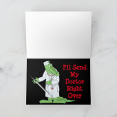 Funny Obtenez Bonne Carte Avec Alligator (Intérieur)