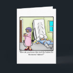 Funny Obtenez Bonne Carte De Voeux<br><div class="desc">Profitez de répandre le rire avec cette carte de voeux hilarante et bien humour du caricaturiste Bill Abbott ; envoyez des rires avec votre amour. Des personnages de dessins humoristiques merveilleusement drôles et légèrement sarcastiques dans des situations hilarantes qui ne manqueront pas d’apporter un sourire au visage de quiconque. Super...</div>