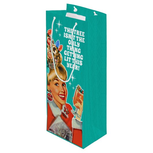 Funny Obtenez Lit Fille Noël Sac cadeau de Noël - (Dos Angle)