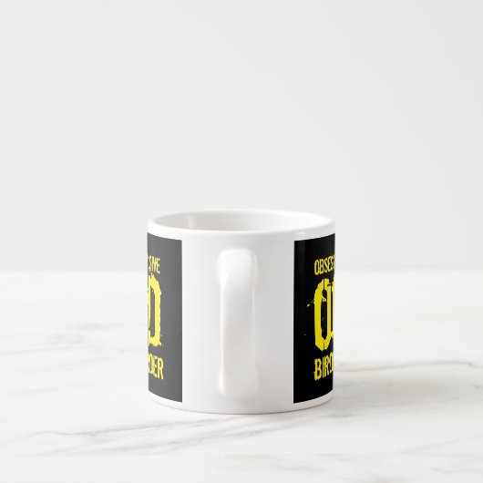 Funny OCBD (obsessief-Compulsive Birding Disorder) Espresso Kop (Achterkant)