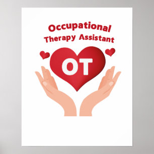 Funny Occupational Therapy Assistant Gift Poster