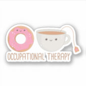 Funny Occupational Therapy O-Tea Sticker (Voorkant)