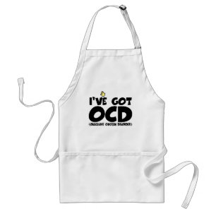 Funny OCD kip Standaard Schort