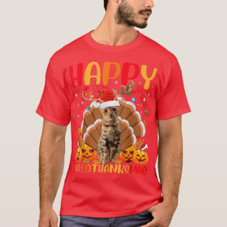 Funny Ocelot Dierenvriend Happy Ocelot HelloBedank T-shirt