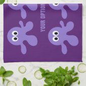 Funny Octopus aangepaste handdoeken (Gevouwen)