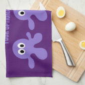 Funny Octopus aangepaste handdoeken (Quarter Fold)
