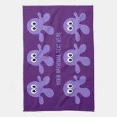 Funny Octopus aangepaste handdoeken (Verticaal)