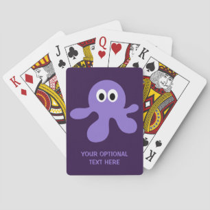 Funny Octopus aangepaste speelkaarten
