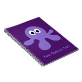 Funny Octopus carnet personnalisé (Côté Droit)
