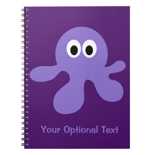 Funny Octopus carnet personnalisé (Devant)