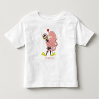 Funny octopus hugs diver cartoon humor
