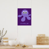 Funny Octopus, poster (Keuken)