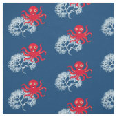 Funny octopus stof (Swatch)