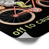 Funny Off To Cause A Kerfuffle Whimsical Wizard Fr Poster (Hoek)