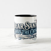 Funny Office Christmas Mug (Centre)