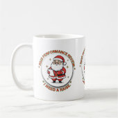 Funny Office Christmas Mug – Santa Performance Rev Koffiemok (Links)