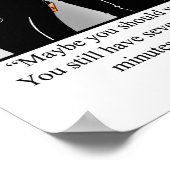 Funny Office Humor Poster "Time Clock" (Hoek)