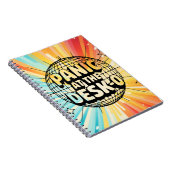 Funny Office Notebook-Panic at the Desk Disco Ball Notitieboek (Rechterzijde)