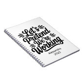 Funny Office Quote Notitieboek (Rechterzijde)