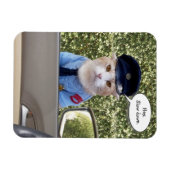  Funny Officer Cat Magneet (Horizontaal)