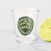 Funny Official Irish Drinking Team St Paddy Shot Glas (Voorkant)