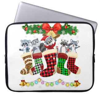Funny Oh Kerstbijen met kerstmis Mannen Laptop Sleeve