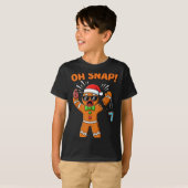 Funny Oh Snap 67 Six Seven Meme Gingerbread Man T-shirt (Voorkant volledig)