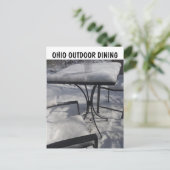 FUNNY OHIO OUTDDDINING BRIEFKAARTEN (Staand voorkant)