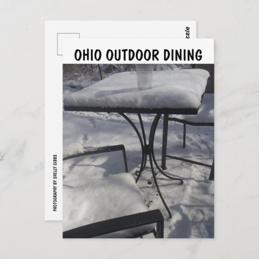 FUNNY OHIO OUTDDDINING BRIEFKAARTEN (Voorkant / Achterkant)
