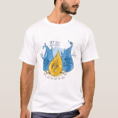Funny Oil and Water Science T-shirt (Voorkant)