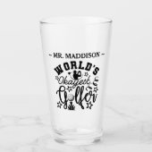 Funny Okayest Golfer Gag Gift Personalized Glas (Voorkant)