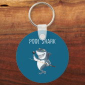 Funny Ol Shark Ol Players Billiard  Sleutelhanger (Voorkant)