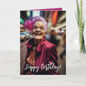 Funny Old Age Birthday Kaart (Voorkant)