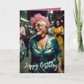 Funny Old Age Birthday Kaart (Voorkant)