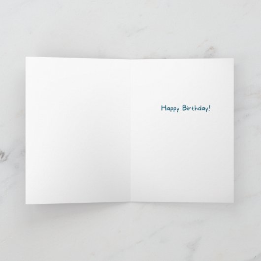 Funny Old and Wrinkly Pug Birthday Card Kaart (Binnen)