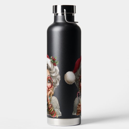 FUNNY OLD LADY ALL READY FOR THE HOLIDAYS WATERFLES (Links)