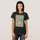 FUNNY Old Lady Paper Doll T-shirt (Voorkant volledig)