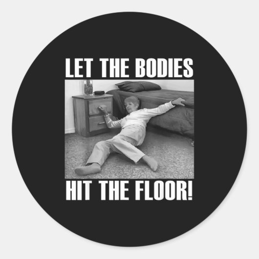 Funny Old Lady Sarcastic Quote, Hilarious Meme  Ronde Sticker (Voorkant)