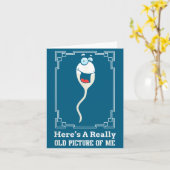 Funny Old Man Birthday Gag For Men Over 60  Kaart (Gele Bloem)