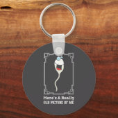 Funny Old Man Birthday Gag For Men Over 60  Sleutelhanger (Voorkant)