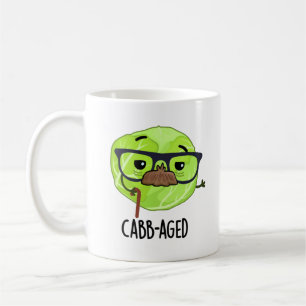 Funny Old Veggie Cabbage Pun Koffiemok