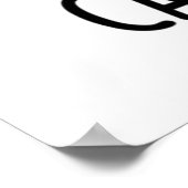 Funny Old Veggie Cabbage Pun Poster (Hoek)