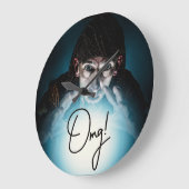 Funny OMG Wall Clock Grote Klok (Hoek)