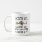 Funny Oncologie Infirmière Cadeau Idée Mug Chemo I (Gauche)