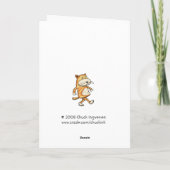 Funny ondeelbaar Man kinderdag Kaart (Achterkant)