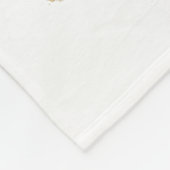 Funny Onion Rings Baseball Base Infield Glove Soft Fleece Deken (Hoek)